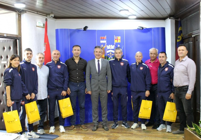 Organizovan prijem za predstavnike reprezentacije Srbije u futsalu