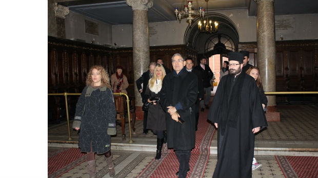 Orhan Pamuk posetio Svetogeorgijevsku sabornu crkvu