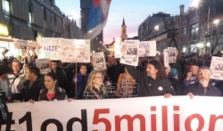 Osmi protest 1 od 5 miliona održan u Zrenjaninu