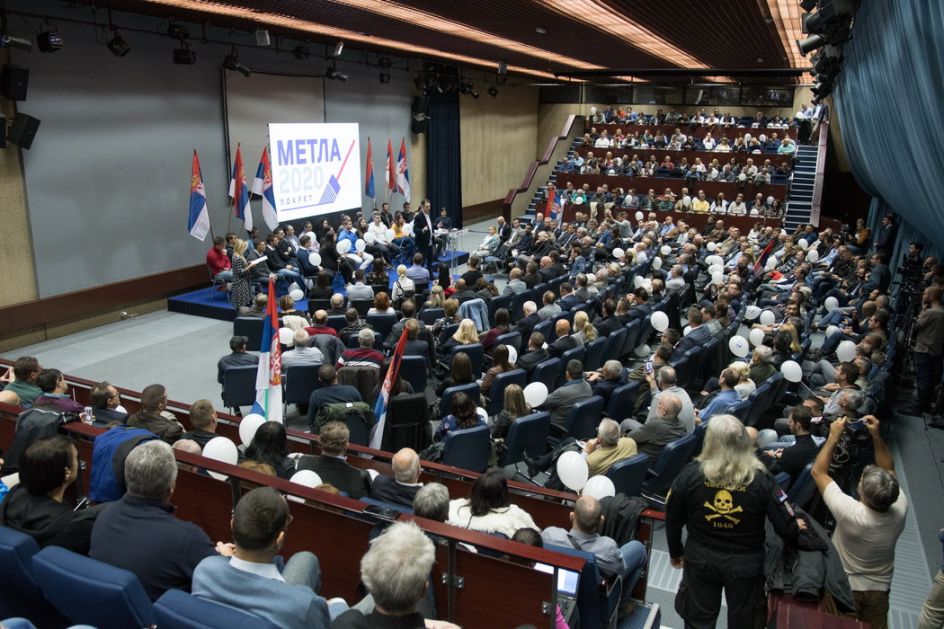 Osnovan pokret Metla 2020, cilj korenito menjanje Srbije