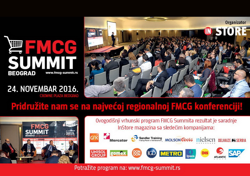 FMCG Summit: Ostalo je još 2 nedelje do konferencije – više od 200 učesnika već je rezervisalo mesto