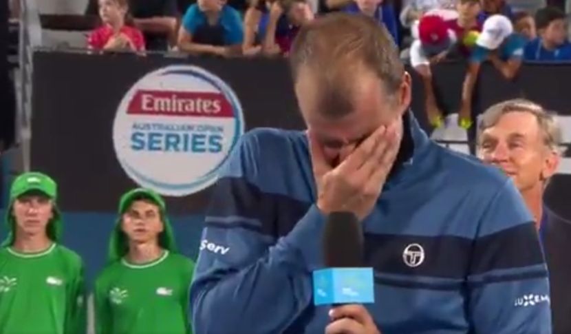 Osvojio je prvu ATP titulu u 33. godini i nije mogao da prestane da plače (VIDEO)