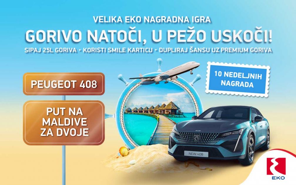 Osvojite Peugeot 408 ili putovanje na Maldive - EKO Serbia nagrađuje verne kupce za deceniju ...