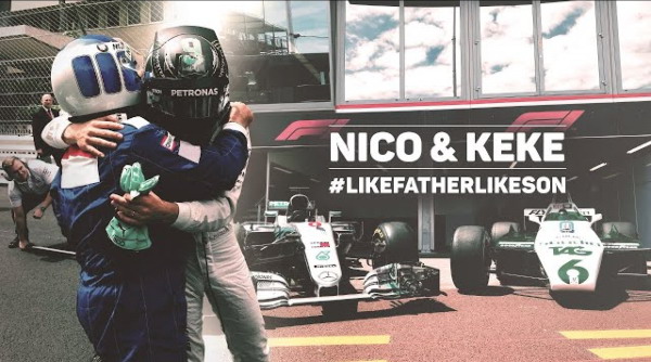 Otac i sin F1 šampioni Niko i Keke Rzberg oduševili su publiku u Monaku