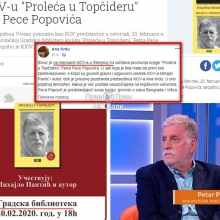 Otkazivanje promocije knjige i TV-gostovanje Pece Popovica (ni)su povezani?