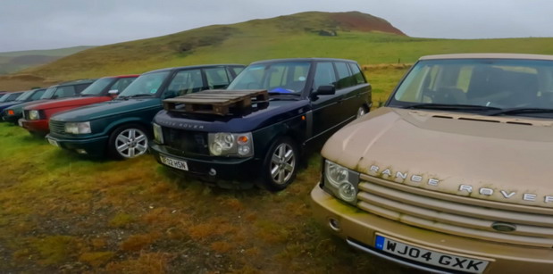 Otkriveno veliko groblje Range Rovera