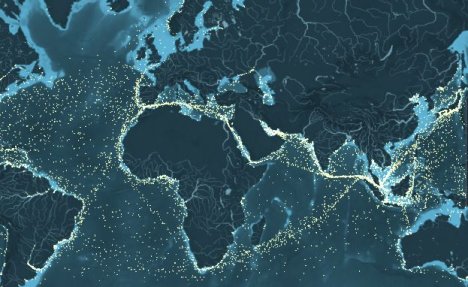 Ova interaktivna mapa prikazuje kretanje svih teretnih brodova na svetu (MAPA)