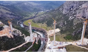 Ovo će biti najviši most na prostoru bivše SFRJ (FOTO,VIDEO)