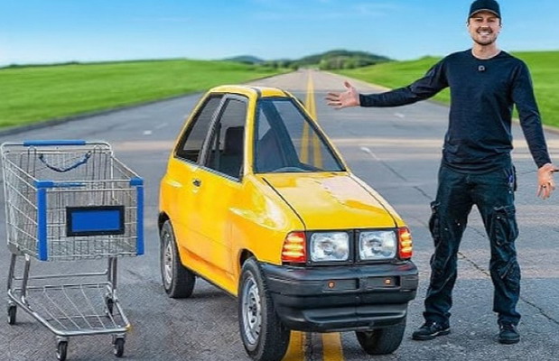 Ovo je najtanji legalni auto na svetu, uži od kolica iz supermarketa