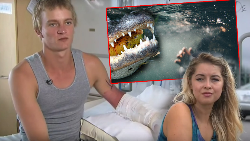 Ovo je zvanično najgluplji čovek u Australiji: Skočio u reku sa krokodilima da bi fascinirao devojku! (VIDEO)