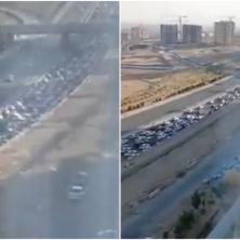 Ovo nije moj rat Masovna bežanija iz Teherana! Ljudi pokušavaju da se sklone od raketnih napada, kilometarske kolone blokirale puteve (VIDEO)