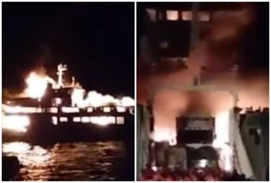 PAKAO NA FILIPINIMA: 3 ljudi poginulo u požaru na trajektu, dok je preko 100 spaseno! Putnici skakali u vodu kako bi pobegli od vatrene stihije! (VIDEO)
