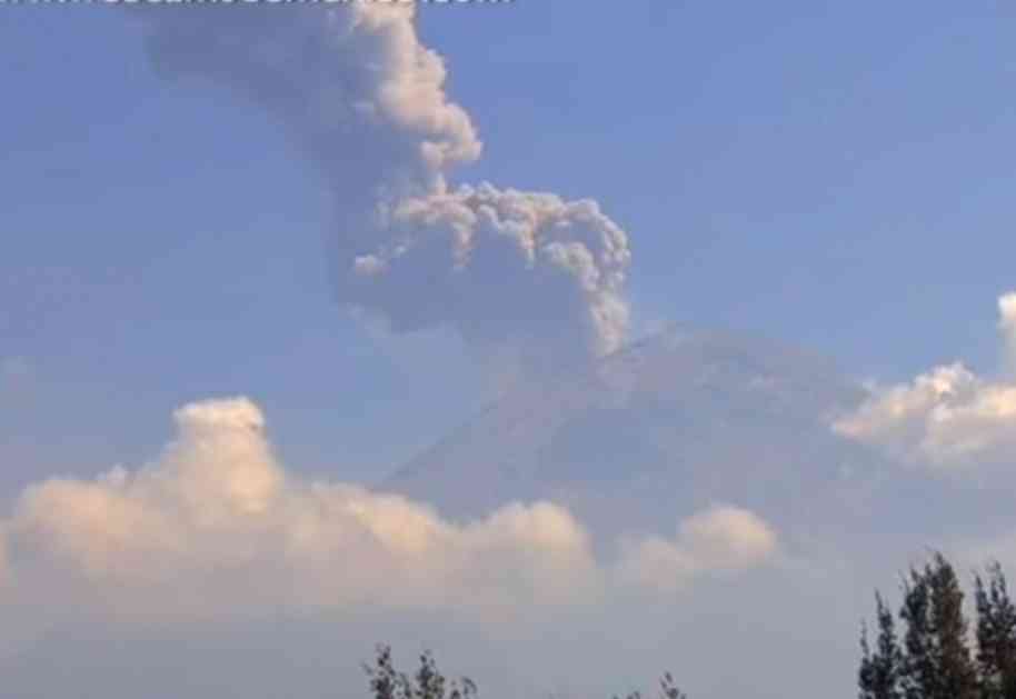 PANIKA! POČELA ERUPCIJA! Vulkan Popokatepetl bljuje pepeo 2 kilometra uvis! (VIDEO)