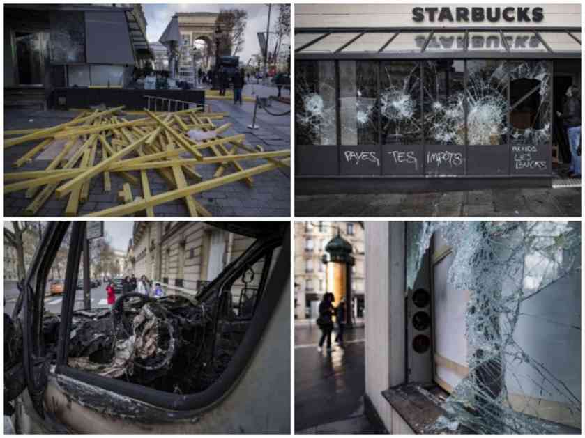PARIZ GORI OD BEJRUTA: Evo kako izgleda francuska prestonica posle krvavih protesta (FOTO)