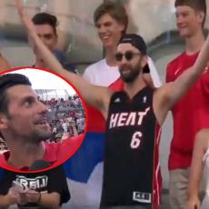 PLAKANJE: Navijač zvao Novaka na ćevape, njegova reakcija do suza je nasmejala sve Srbe u Brizbejnu (VIDEO)