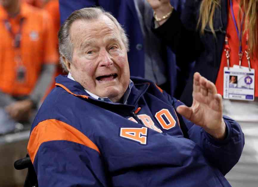 POGORŠANO STANJE: Džordž Buš Stariji (93) primljen u bolnicu zbog infekcije krvi