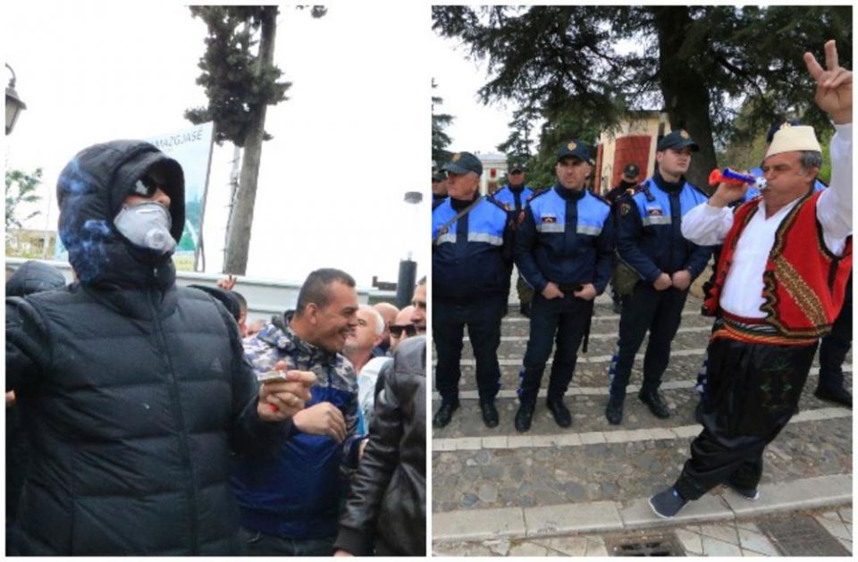 PONOVO HAOS U TIRANI: Demonstranti napali Parlament, policija da odbrani poslanike upotrebila suzavac (FOTO)