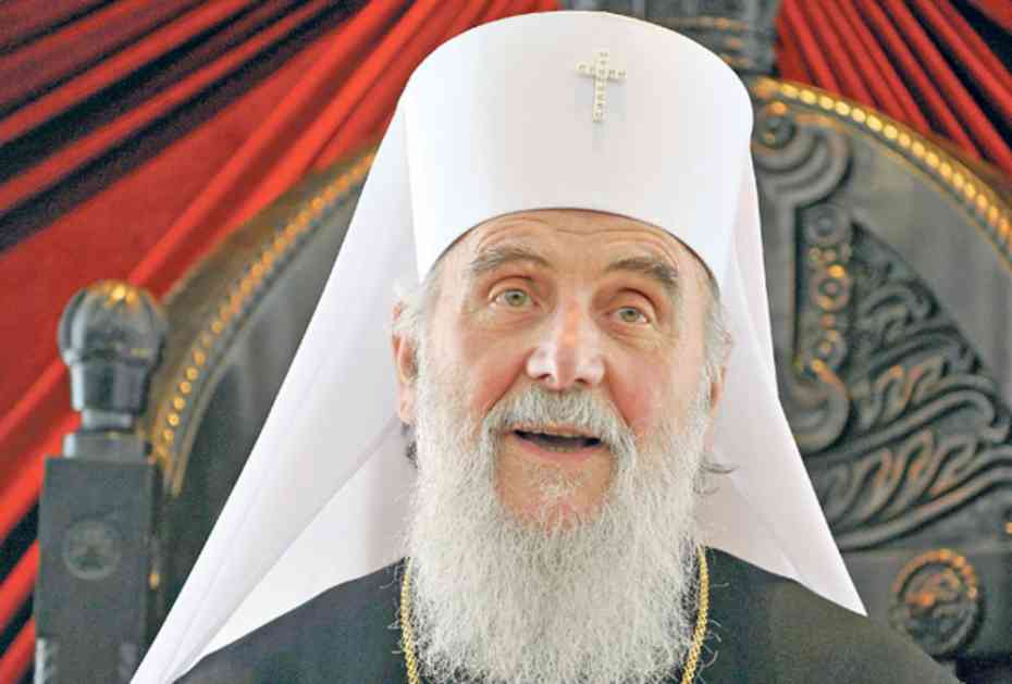 POSETA CRKVENIH VELIKODOSTOJNIKA: Patrijarh Irinej u ponedeljak u Crnoj Gori