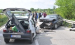 POVREĐENE ČETIRI OSOBE: Saobraćajna nesreća u Guberevcu na putu Kraljevo-Kragujevac (FOTO)