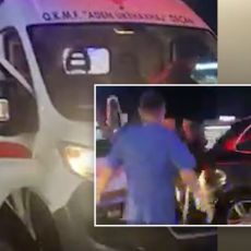 POVREĐENE U DEČANIMA NOSE NA RUKAMA: Prvi snimak nakon jezive pucnjave na autobus, ima stradalih (VIDEO)