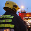 POŽAR U CENTRU SUBOTICE: Gori hotel, vatrogasci se bore sa vatrenom stihijom