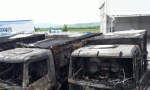 POŽAR U NIŠU: Izgorelo šest hladnjača (FOTO)