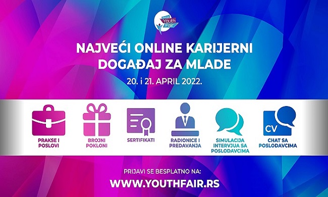 PRAKSA ZA MLADE U DOMAĆIM FIRMAMA: Belgrade Youth Fair 2022