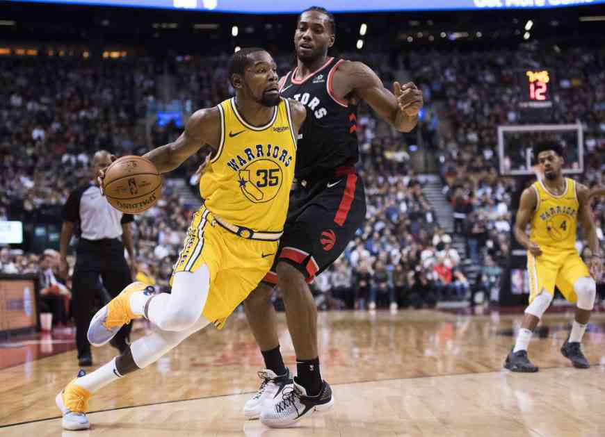 PRAVI KOŠARKAŠKI SPEKTAKL: Toronto gledao kako Durant ubacuje preko 50 poena, pa pobedili Golden Stejt (VIDEO)