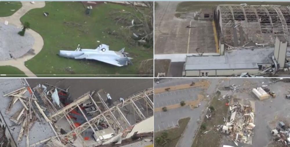 PRED NJIM JE I VOJSKA SAD KAPITULIRALA: Pogledajte razaranje u vazduhoplovnoj bazi na Floridi (VIDEO)