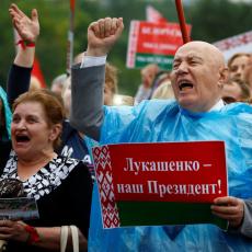 PREDSEDNIK BELORUSIJE NIJE NA JELOVNUKU ZAPADA: Počeo masovan miting podrške Lukašenku (VIDEO)