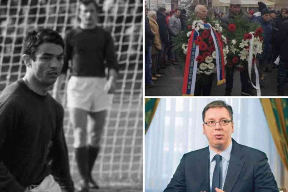 PREDSEDNIK SRBIJE POSLAO VENAC Poslednja poruka Aleksandra Vučića fudbalskom virtuozu: Prave legende nikada ne umiru! (KURIR TV)