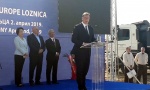 PREDSEDNIK U LOZNICI: Vučić na polaganju kamena temeljca za izgradnju fabrike (FOTO+VIDEO)