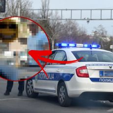 PRESRELI GA U CENTRU BEOGRADA: Srpskog pevača kaznila POLICIJA, on se ZATVORIO U KOLIMA, pa URLAO! Snimao ceo INCIDENT