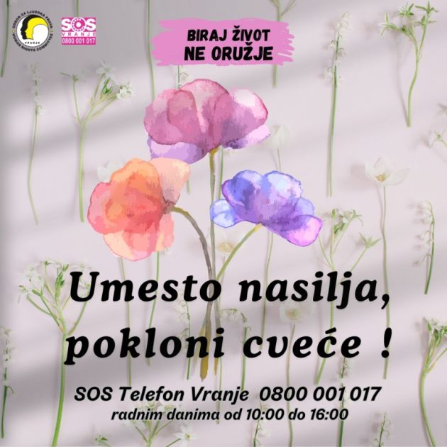 „PREVENCIJA = smanji rizik – PRIJAVI ORUŽJE u porodičnom nasilju“ 