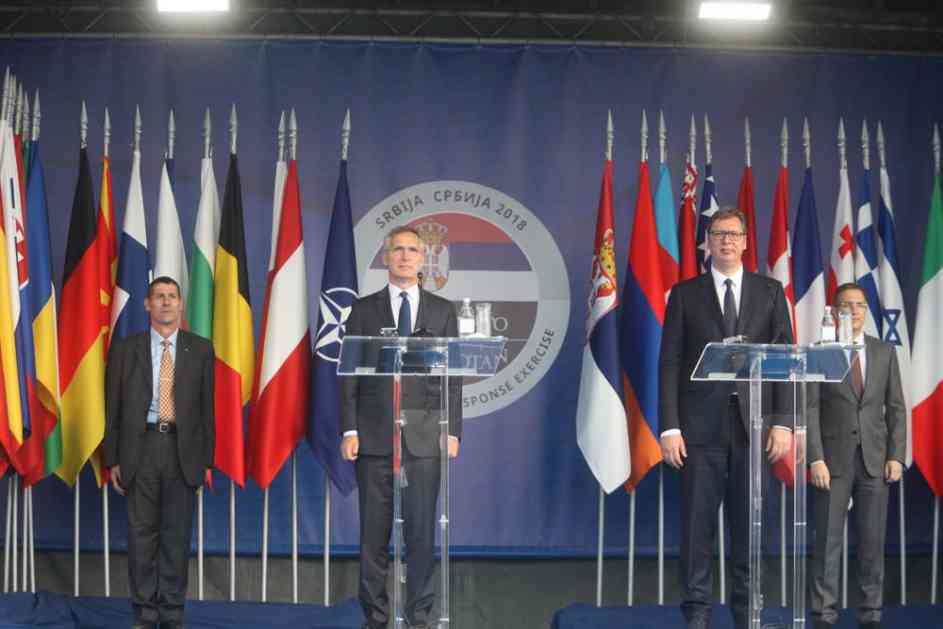 PRVI ČOVEK NATO STOLTENBERG: Srbija 2018. nije vojna vežba, ali jeste test (FOTO)