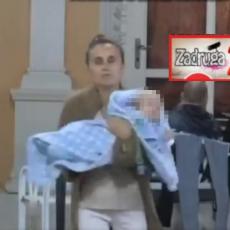PRVI PUT U KADRU! Sin Miljane Kulić se pojavio u programu Zadruge! Dadilja nije videla kameru! VIDEO