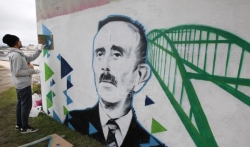 PSG i grupa civilnog društva na starom Savskom mostu u Beogradu oslikali mural Miladinu Zariću
