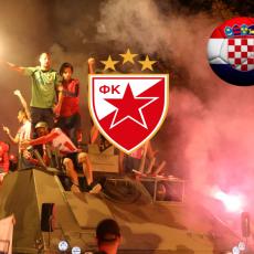 PUKLI OD MUKE! Evo kako su Hrvati videli ulazak Zvezde u Ligu šampiona i slavlje u Beogradu (FOTO)