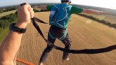Padobranstvo i svetski rekordi: Svetski rekord u najnižem skoku padobranom: Skok, bum, tras