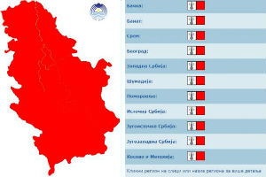 Paklena subota: Srbija u crvenom, osveženje ni tokom noći!