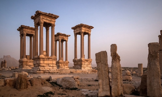 Image result for tetrapylon palmyra syria