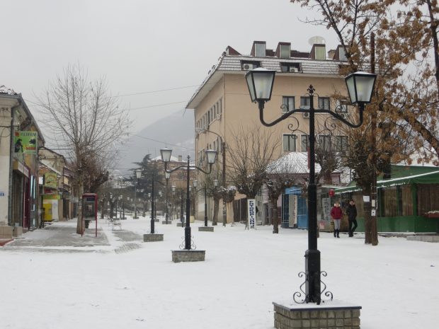 Pao prvi sneg ove zime u Vranju