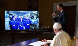 Papa Franja razgovarao s posadom Medjunarodne svemirske stanice