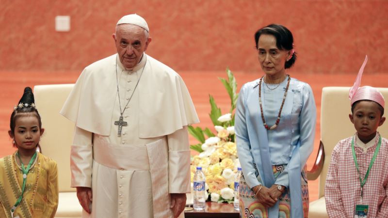 Papa pozvao na mir i poštovanje prava u Mjanmaru