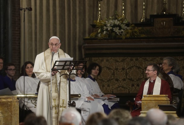 NEVIĐENO: Papa prvi put u Anglikanskoj crkvi