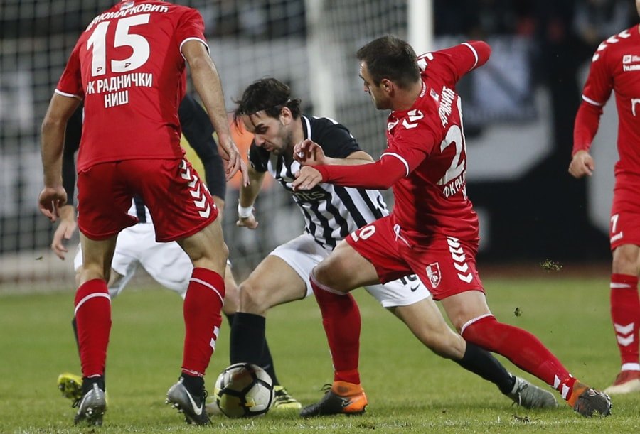Partizan od 0:2 do boda u Nišu