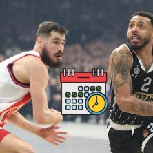 Partizan odmara 10 dana, Zvezda i Budućnost 11: Poznati termini polufinala ABA lige