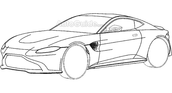 Patentni crteži za novi Aston Martin Vantage