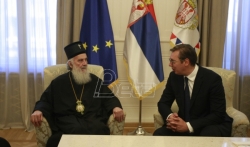 Patrijarh Irinej na sastanku sa Vučićem pohvalio što su Beograd i Srbija postali veliko ...