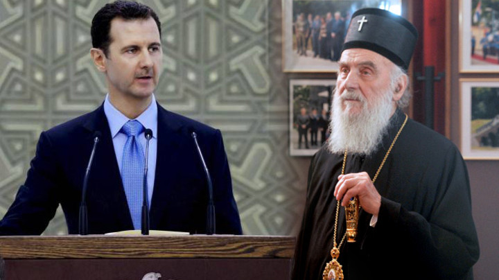 Patrijarh Irinej se sastao sa liderom Sirije